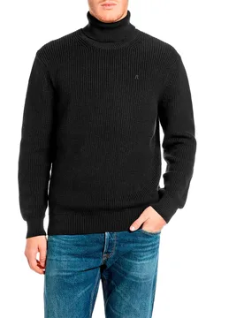 Pull à Col Roulé Uk00b0.000.7246x Black L - Replay - FashionsVida