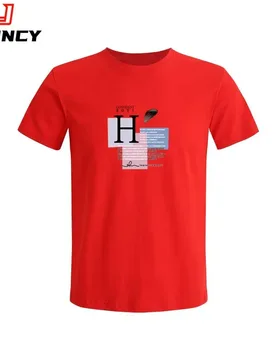 Summer Men T Shirt 100% Cotton Short Sleeve T-shirt Fashion Letter Print Oversized 5XL Man Loose Tshirts Men's Tee Top - Aliexpress - FashionsVida