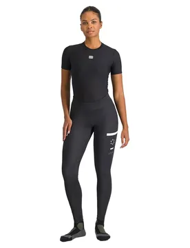 Leggings Squadra Black / White M - Sportful - FashionsVida