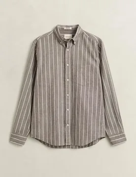 Camisa de hombre regular de manga larga - Gant - FashionsVida