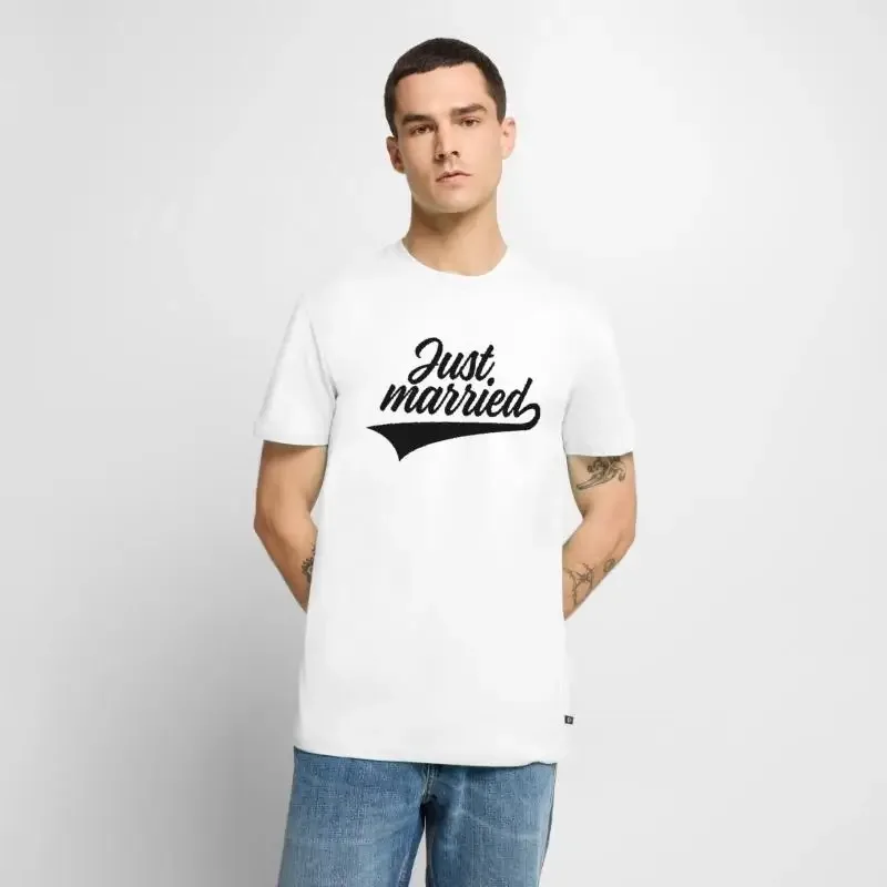 JUST MARRIED Graphic T‑Shirt for Programmer Software Engineers Geek IT Developer Fan Gift Tops S-6XL - Aliexpress - FashionsVida