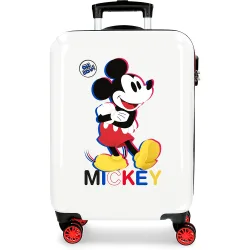 Maleta de cabina infantil Mickey 3D con capacidad de 34 L