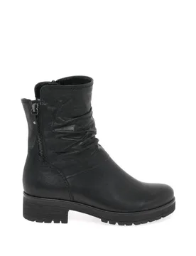 Women's 'Zola' Biker Boots in Black Size: 6.5 - Black - Size: 6.5 - Gabor - FashionsVida