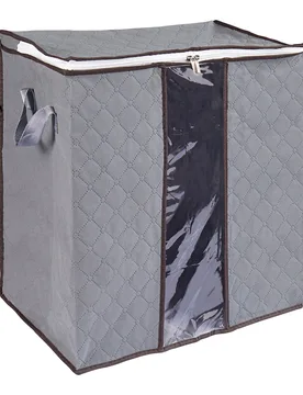 Kleidertasche mit Sichtfenster grau - genialo - FashionsVida
