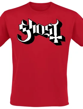 T-Shirt - 2V Logo - S bis XL - für Männer - Größe S - rot - Lizenziertes Merchandise! - Männer - male - GHOST - FashionsVida