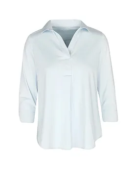Blusenshirt LOLA hellblau S damen - THYLIE - FashionsVida