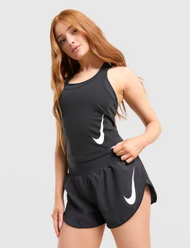 Tempo Swoosh Running Tank Top - Damen, Schwarz - female - Size: S - Nike - FashionsVida