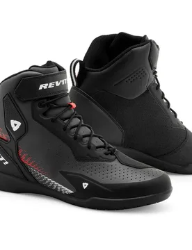 Scarpe Moto G-FORCE 2 Nero Neon Rosso taglia 41 - Rev'it - FashionsVida