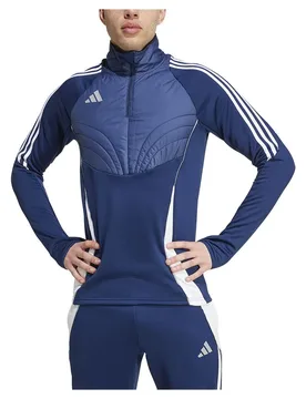 Sweat à Demi-zip Tiro 24 Winterized Team Navy Blue 2 / White S - Adidas - FashionsVida