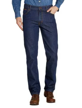 Jeans Texas Straight Fit Dark Stone Blue 44 - Wrangler - FashionsVida