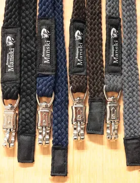 Manski Führstrick mit Panikhaken schwarz - Reitsport Manski - FashionsVida