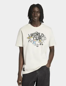 Mens FIFA World Cup 26 Group Mascot T-Shirt - Bianco, bianco bianco Uomo taglia L - Adidas - FashionsVida