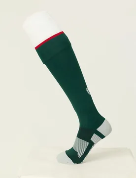 Leicester Tigers Unisex 2026/27 Home Socks BOTANICAL GARDEN/WHITE 9-12 unisex - Castore - FashionsVida