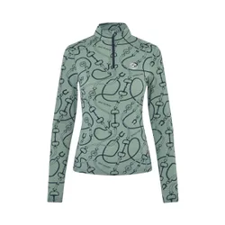 Damen Trainingsshirt KLLarissa, green agave XS