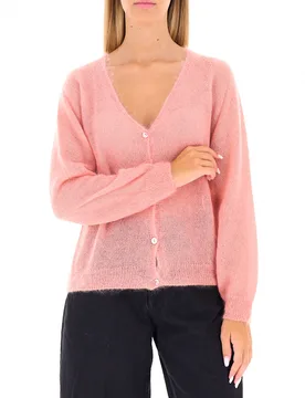 Cardigan misto mohair ROSA UNI - VICOLO - FashionsVida