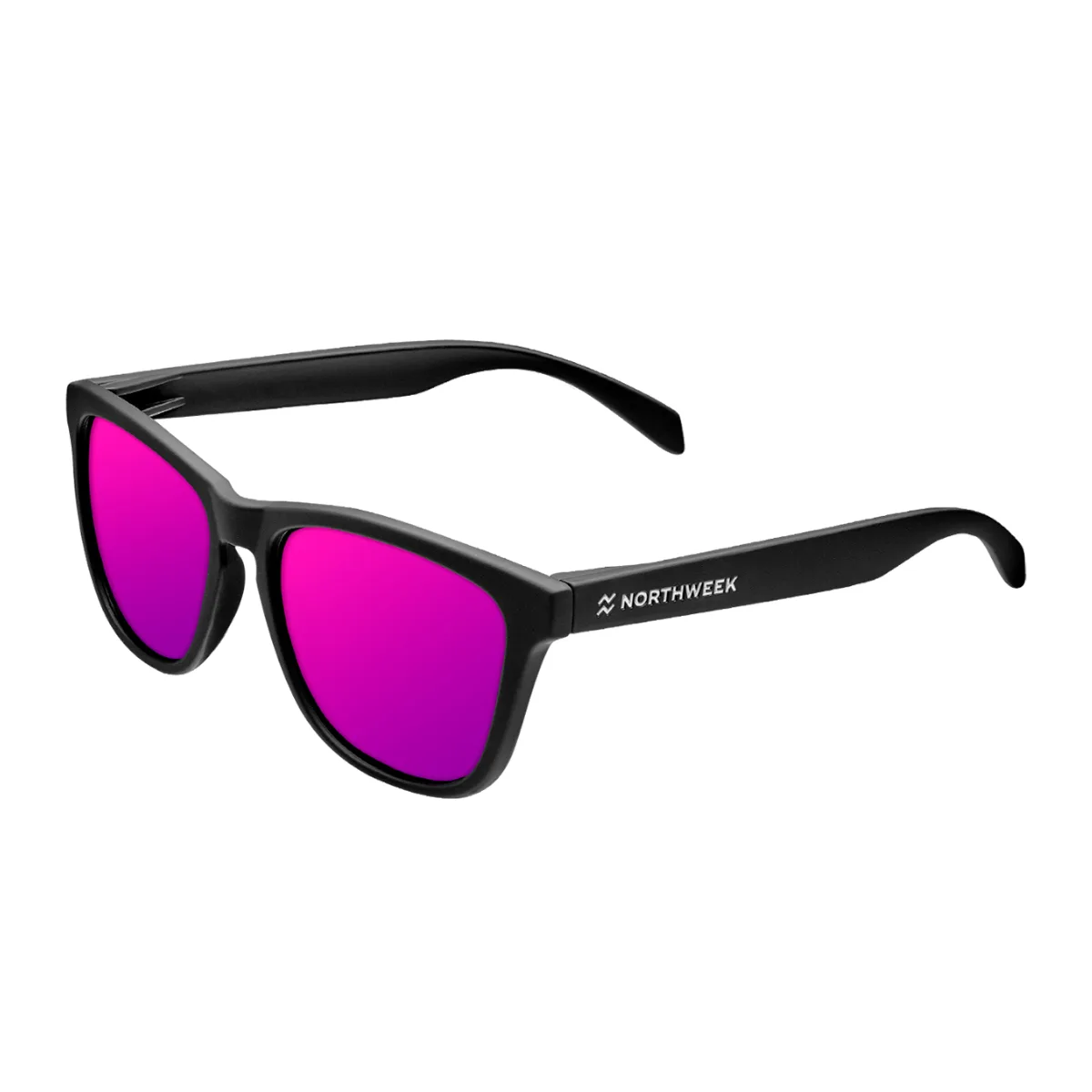Gafas de sol Hawkers Regular Matte Black Purple Polarized - Northweek - FashionsVida