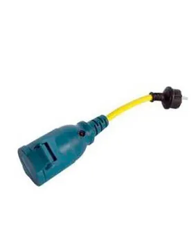 A/250v-schuko Plug/cee Power Adapter Blue / Yellow / Black One Size unisex - Victron energy - FashionsVida