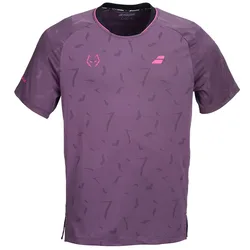 Replica Juan Lebron Short Sleeve T-shirt Black Plum XL