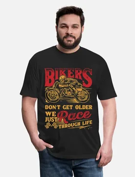 Vintage Motorcycle Retro Cafe Racer Gift T-Shirt for Racing bikers 100% cotton printed Graphic clothes All size Tee S-6XL - Aliexpress - FashionsVida