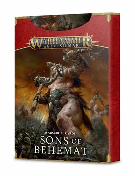Warhammer Age of Sigmar - Warscroll Cards: Sons of Behemat - Games Workshop - FashionsVida