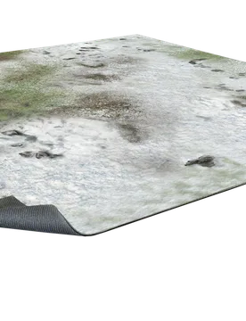 Modular Terrain: Fantasy Wargame - Winter Snowscape Gaming Mat - Battle Systems - FashionsVida