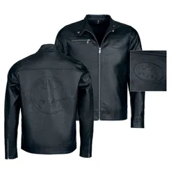 DC Comics Kunstlederjacke - S bis XXL - für Männer - Größe S - schwarz - EMP exklusives Merchandise! - Männer - male