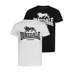 T-shirt à Manches Courtes Kelso 2 Unités Black / White M