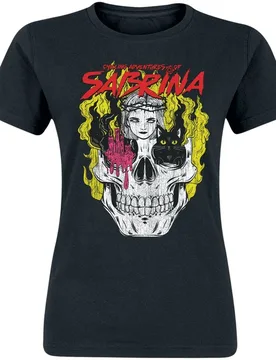 T-Shirt - The Chilling Adventures Of Icon Skull - S bis XL - für Damen - Größe S - schwarz - EMP exklusives Merchandise! - Frauen - female - Sabrina - FashionsVida
