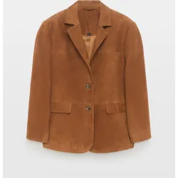 Blazer de mujer de ante