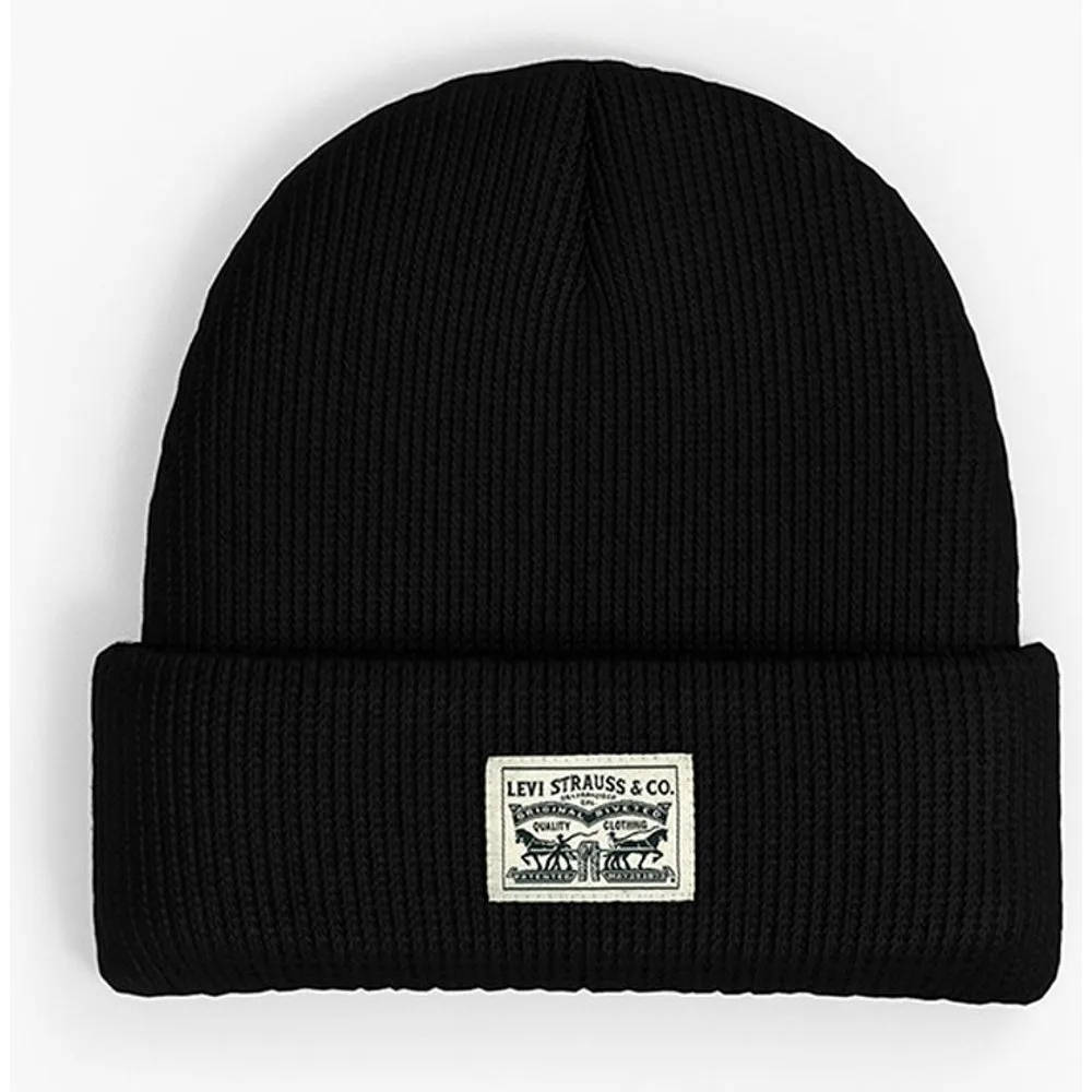 Gorro de hombre en punto con logo frontal - Levi's - FashionsVida