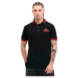 Polo à Manches Courtes Byermoor Black / Red M