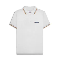 Mens White Sky Twin Tipped Polo Shirt - Male - White - 3XL