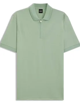 Polo à Manches Courtes Paras 70 10277886 Open Green XL - BOSS - FashionsVida