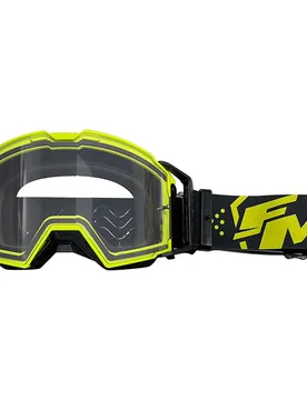 Maschera Moto Cross Enduro VISION Giallo taglia unica - Fm racing - FashionsVida