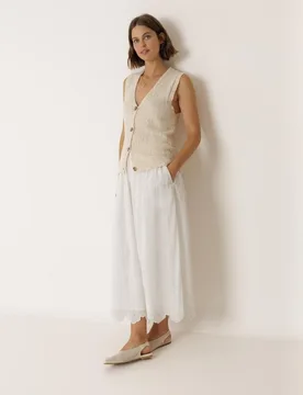 Indi & Cold - Falda midi cintura engomada - Indi & Cold - FashionsVida