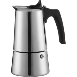 Cafetera italiana de inoxidable apta inducción