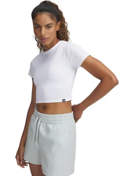 Camiseta de mujer UA Rival Rib Baby Tee - Under Armour - FashionsVida