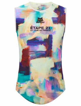 Sous-vêtement Sans Manches Tdf Arrivée Montmartre - Santini - FashionsVida