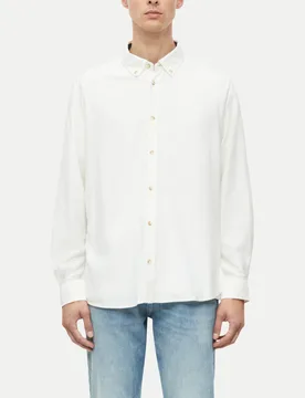 RED LABEL Hemd mit Button Down-Kragen 0120-WHITE XL - S. Oliver - FashionsVida