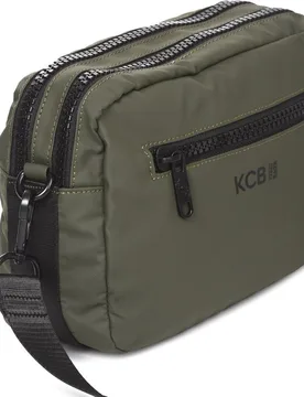 Bandolera stamp grande color khaki de mujer - Kcb - FashionsVida