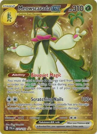 Pokemon SV Paldea Evolved 271/193 Meowscarada ex (Secret Rare) - Pokémon - FashionsVida