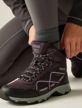 Women's Vendeavour Waterproof Walking Boots in Purple Size: 5 - Purple - Size: 5 - Regatta - FashionsVida