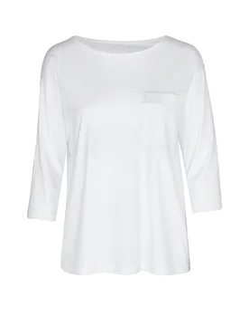 Pyjamashirt weiss weiss 40 Damen - Mey - FashionsVida