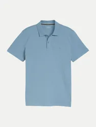 Basic Poloshirt Blau L