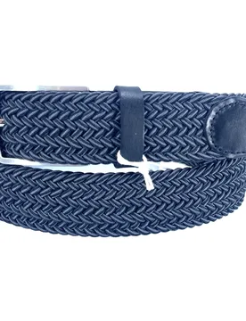 Gürtel Braided Two Tone, schwarz/grau 95_cm - Fenix - FashionsVida