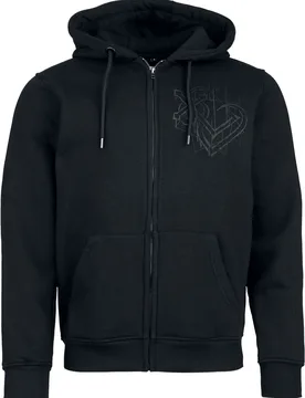 Kapuzenjacke - Black Logo - M bis XXL - für Männer - Größe L - schwarz - EMP exklusives Merchandise! - Männer - male - Lord Of The Lost - FashionsVida