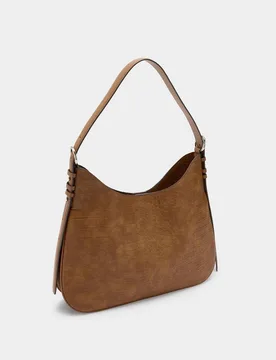Bolso de hombro fino con cierre imantado en liso - Parfois - FashionsVida