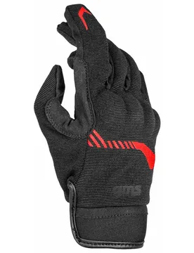 Guanti Moto in tessuto JET CITY Nero Rosso taglia M - gms - FashionsVida