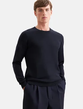 Regular Pullover Uni Blau M - Seidensticker - FashionsVida