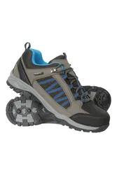 Path Mens Waterproof Outdoor Walking Shoes - Grey - Grey - Size: 9